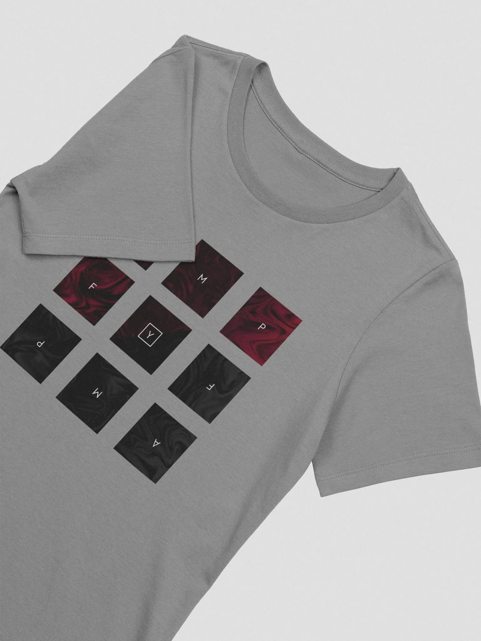 [ampfy Marble Print] Bella+Canvas Women's Supersoft Relaxed-fit T-Shirt product image (6)