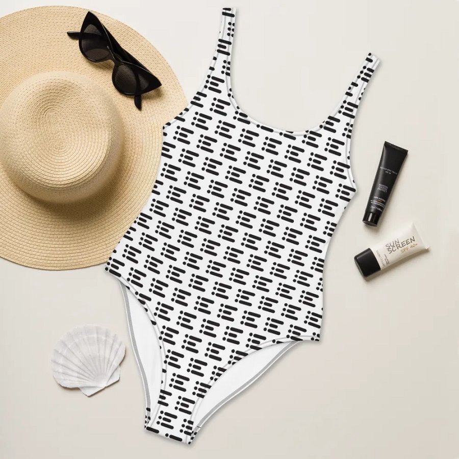 All-Over Print One-Piece Swimsuit w/ Pattern product image (6)