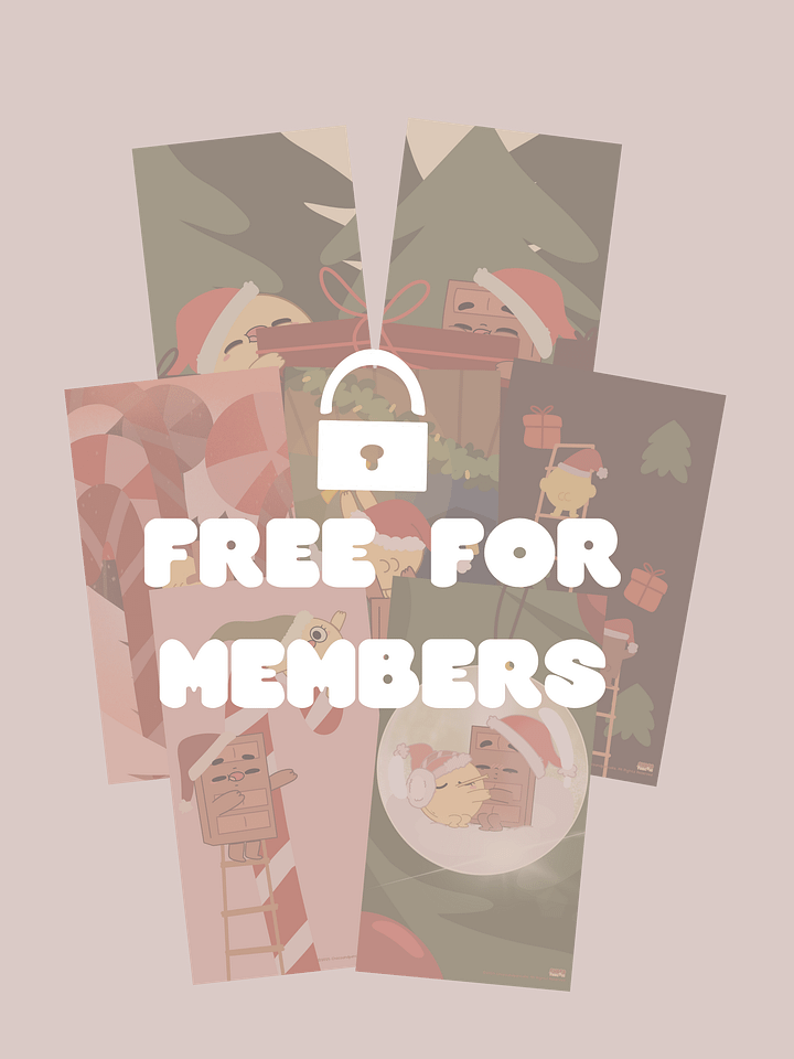 Phone Wallpapers- Christmas Pack (FREE for Cookie Members) product image (1)