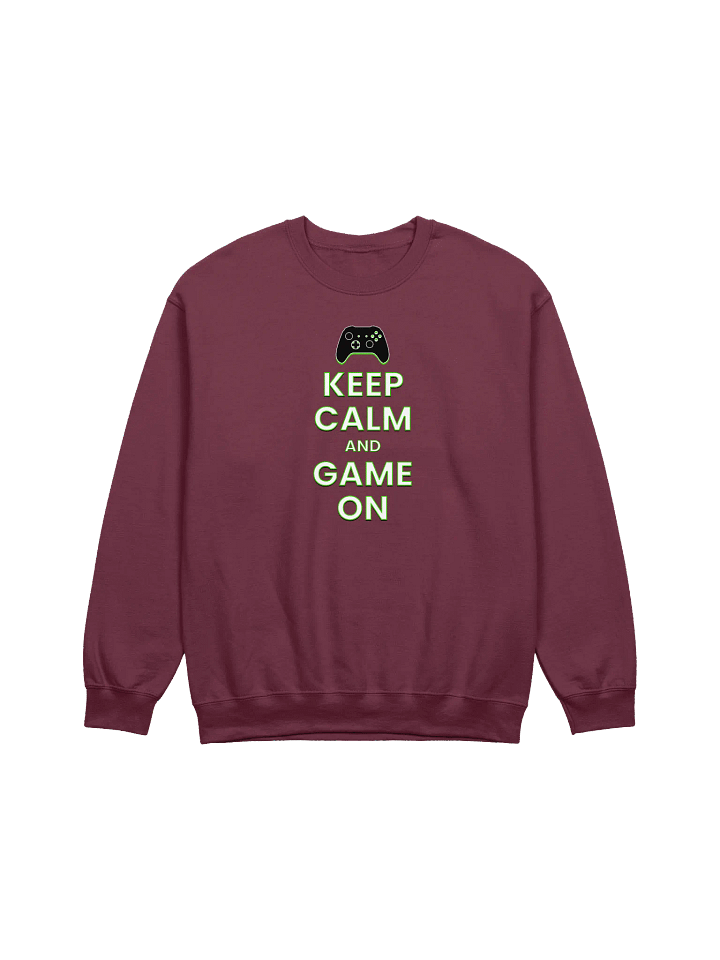 KEEP CALM AND GAME ON XB SWEATSHIRT product image (1)