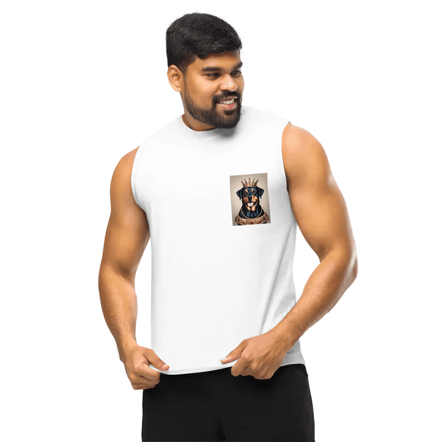 Royal Rottweiler Crowned Muscle Tank product image (2)