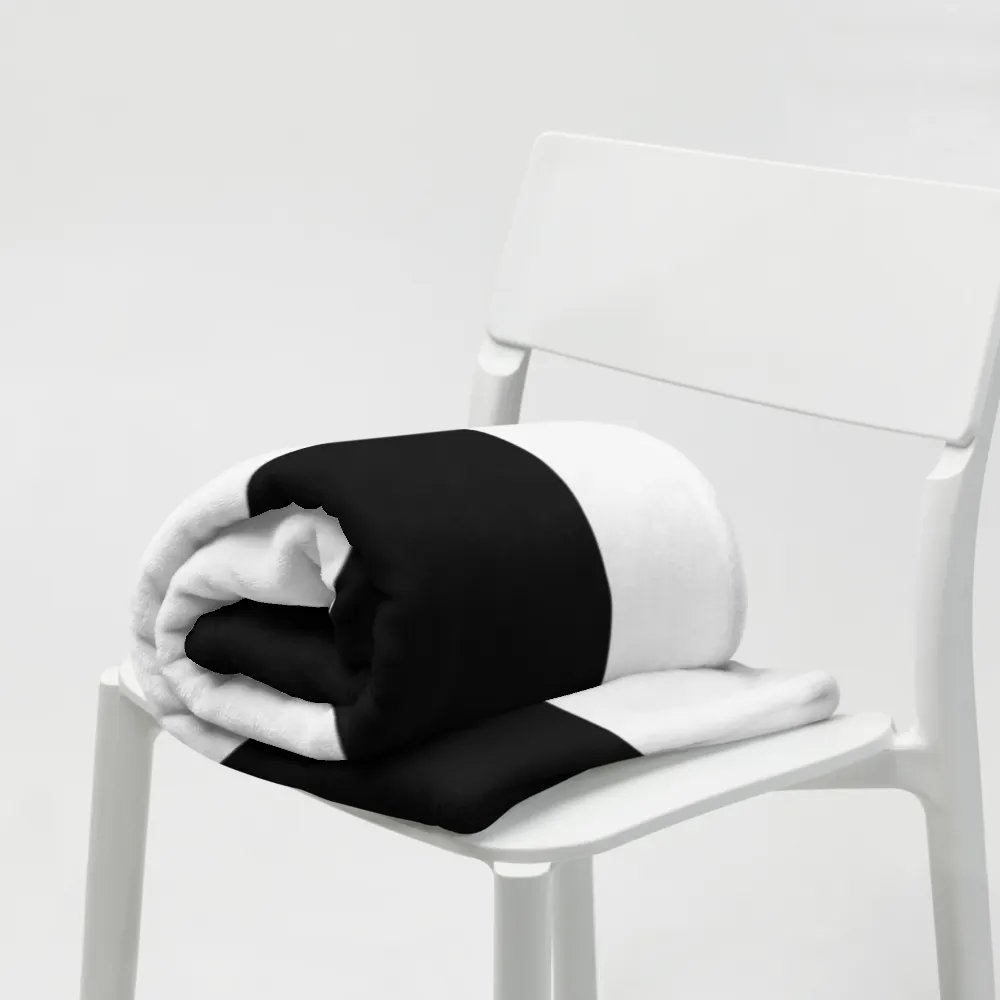 Black and White blanket product image (19)