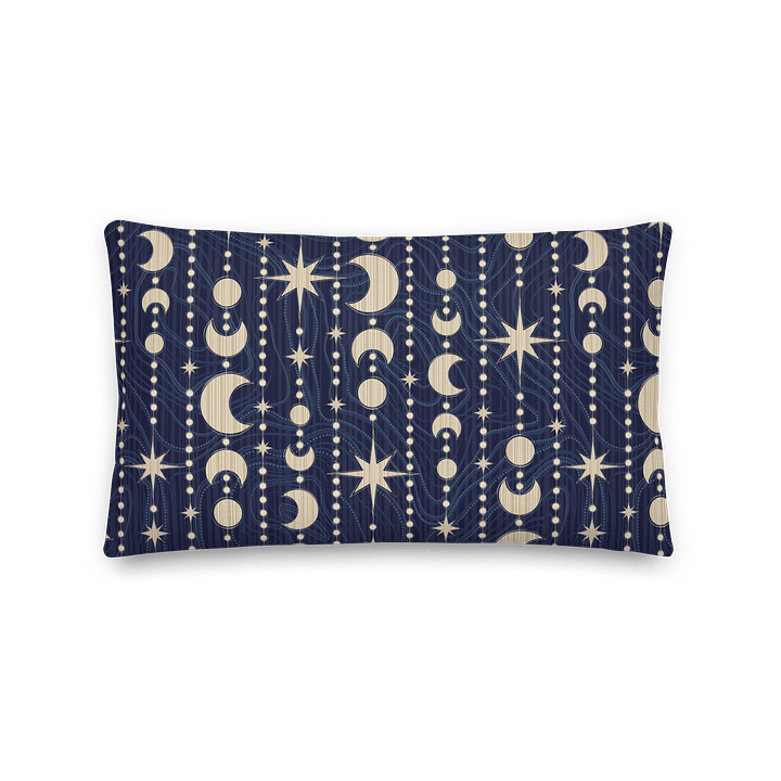Celestial Dreams - Stars and Moons Premium Pillow product image (2)