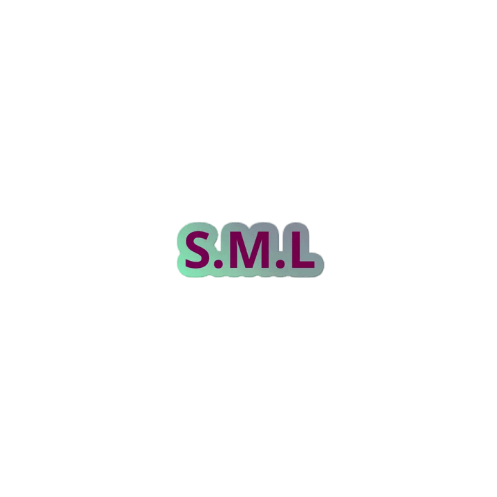 S.M.L Sticker product image (2)