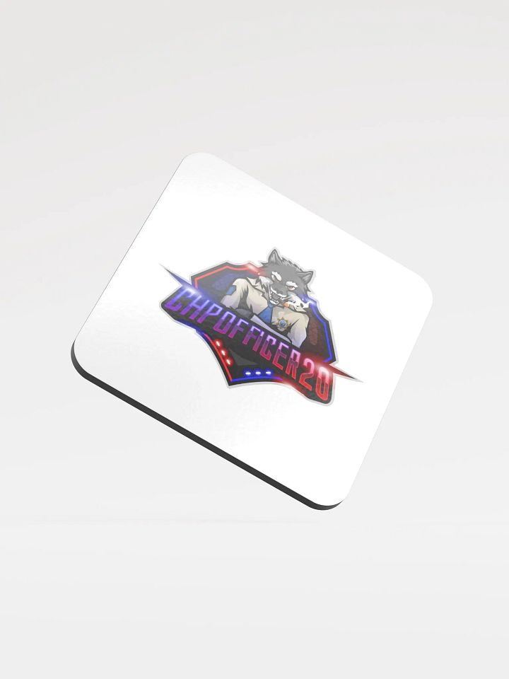 Fierce Wolf Law Enforcement Logo Coaster product image (1)