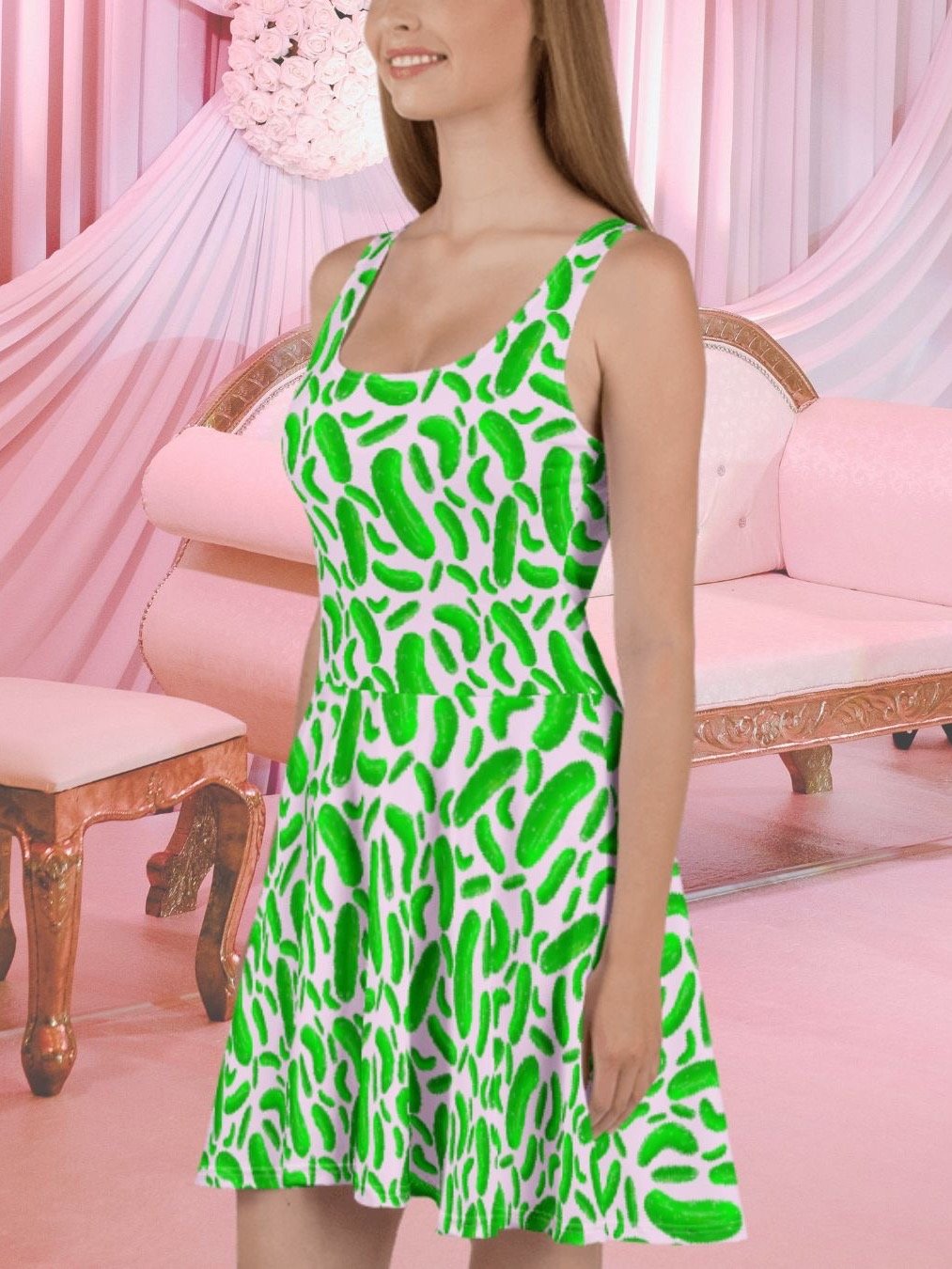 Pickle Lover Skater Dress product image (3)