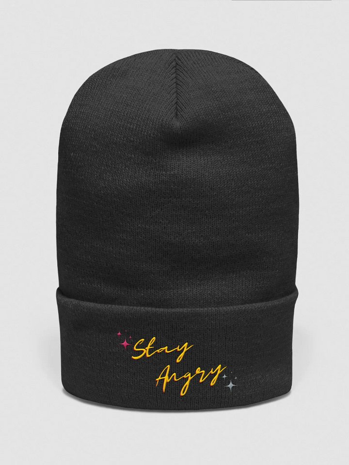 Retro Stay Angry Beanie product image (1)