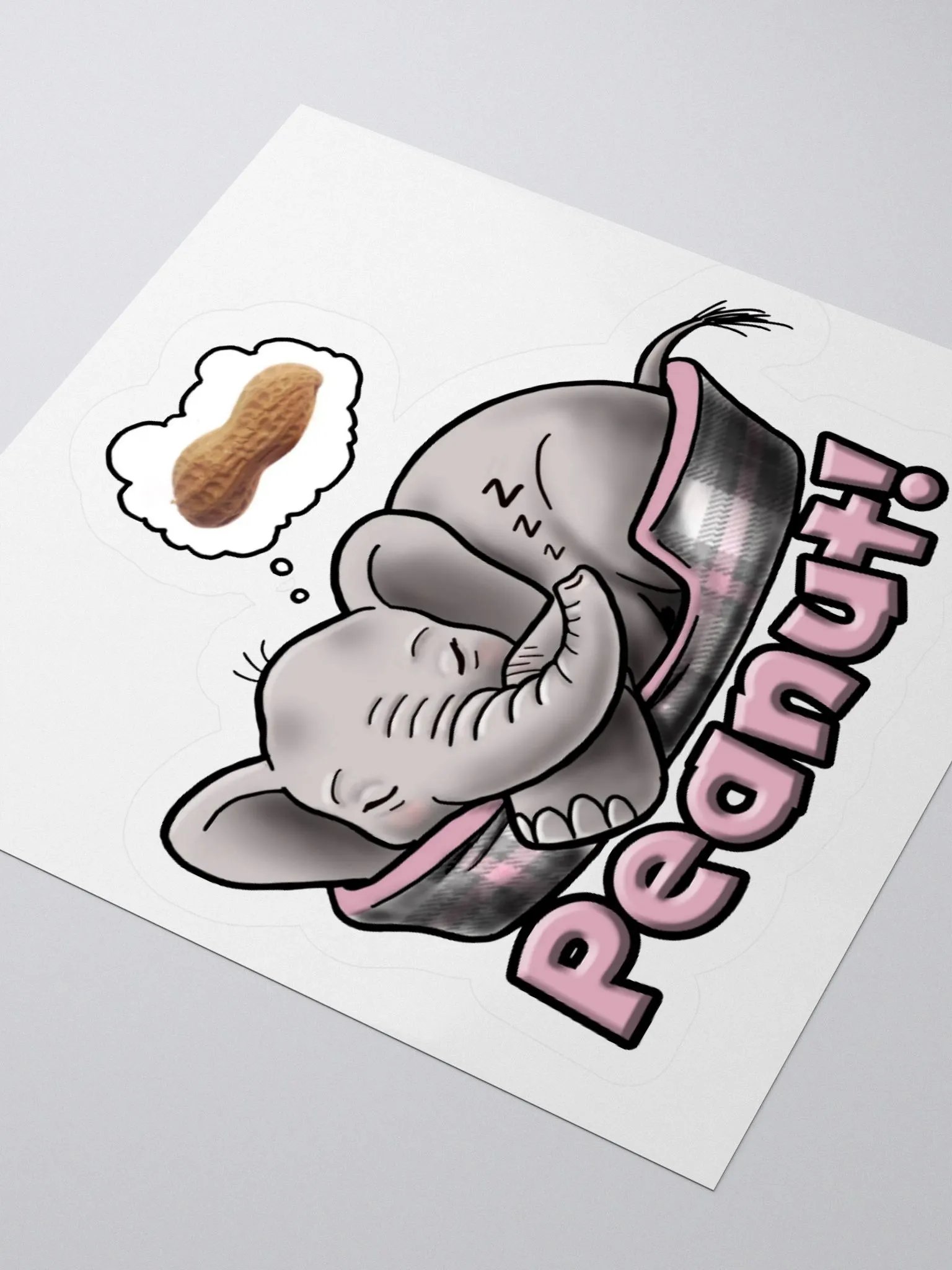 Sleepy Peanut - SFA Kiss Cut Stickers product image (7)