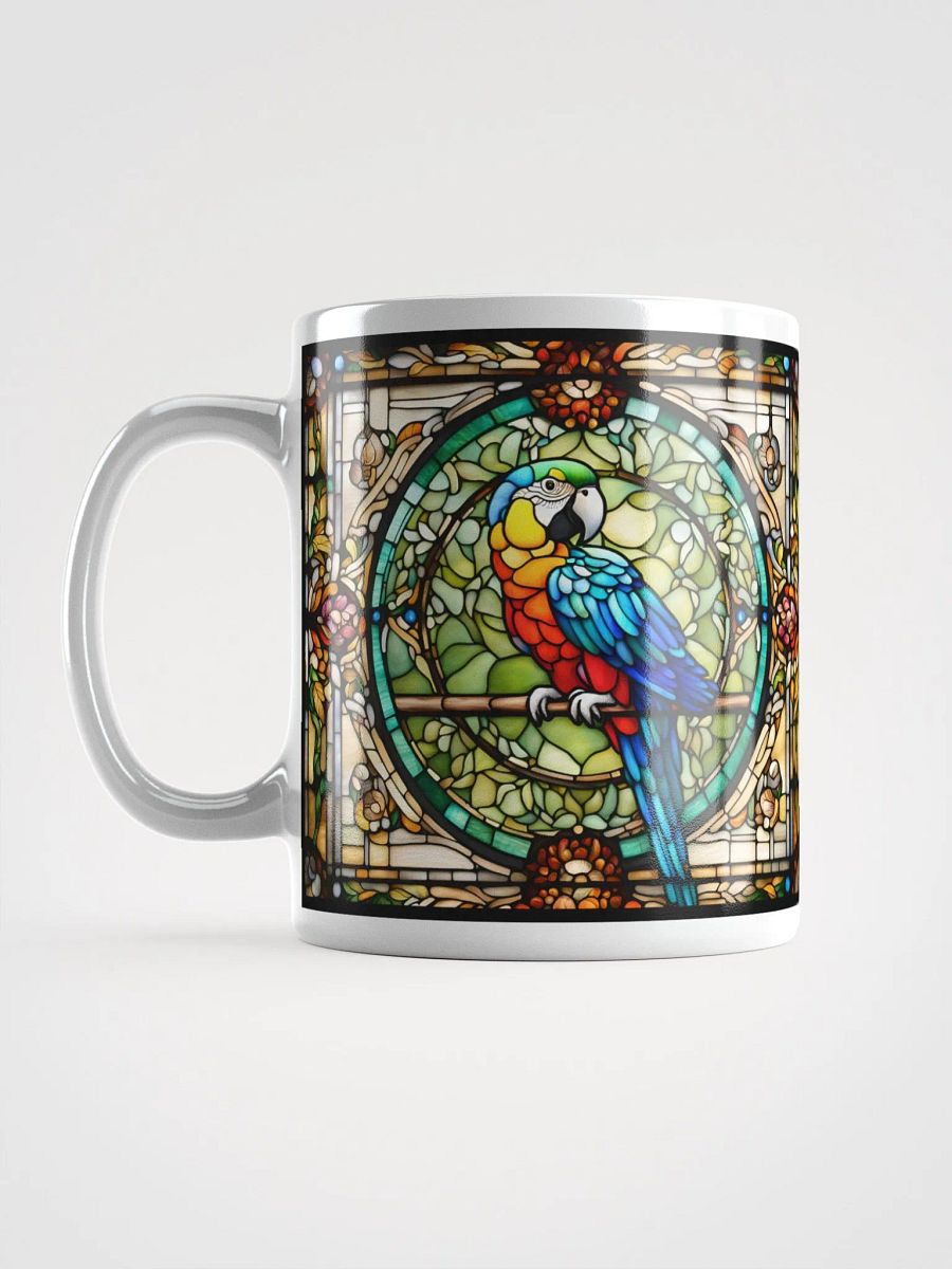 #004 - Catalina Macaw Stained Glass Mug product image (11)
