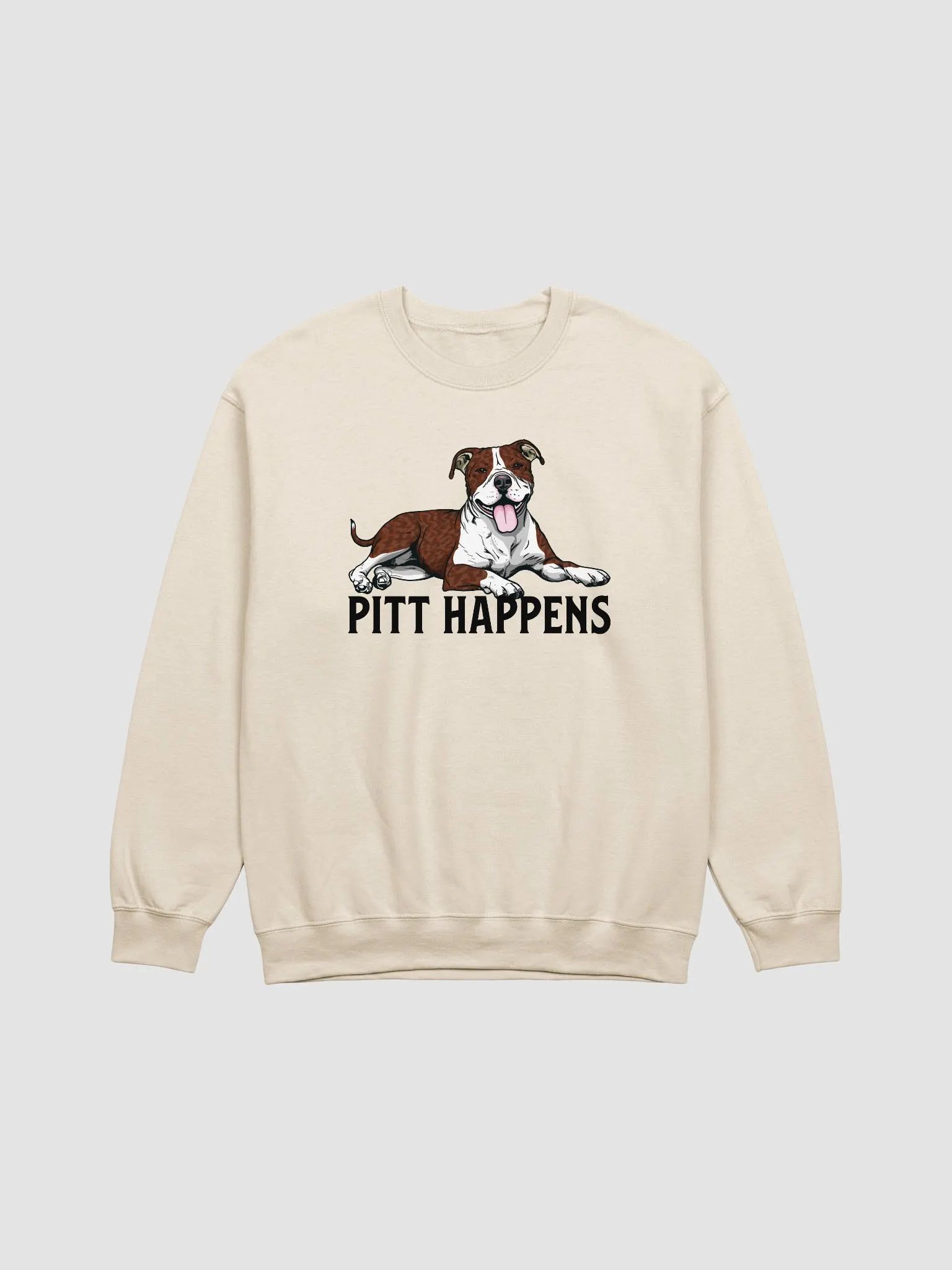 Pitt Happens Sweatshirt of a Pitbull Terrier(Brindle) | Funny Shirt for Pittie and Staffy Paw-rents product image (20)