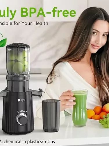 Fit Whole Fruit and Vegetable Slow Masticating Juicer Machines product image (3)