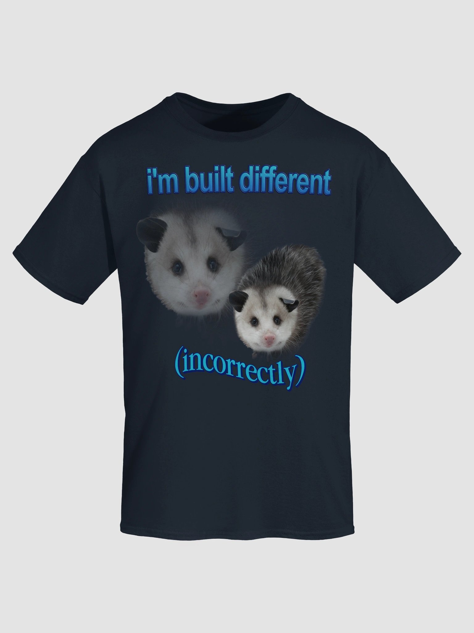 Built Different Possum T-shirt product image (115)