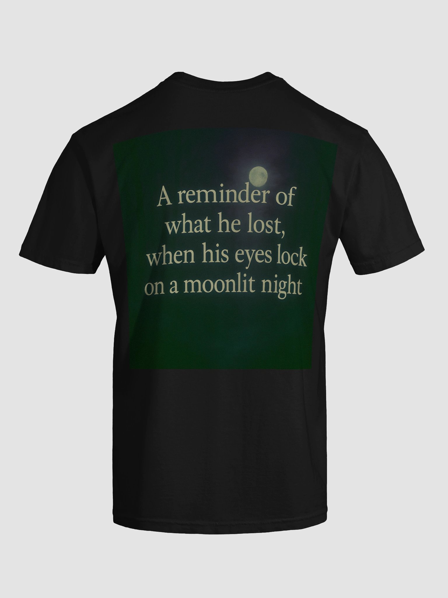 Altarae "Moonlit Reminder" Tee – Black Mist Edition product image (18)