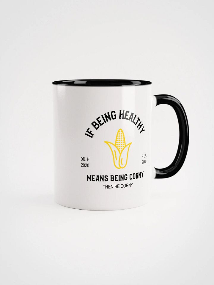 Corny Is Healthy - Mug with Color Inside product image (1)