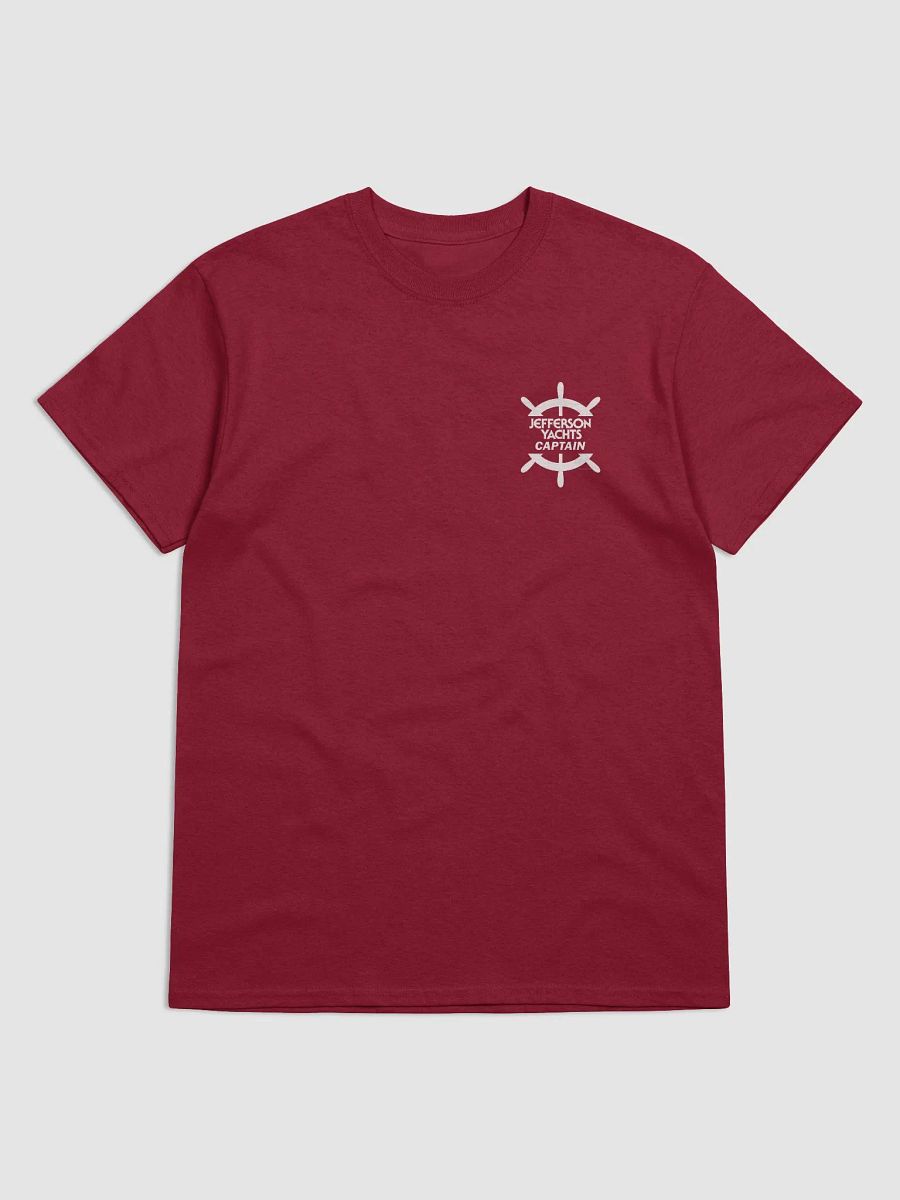 Jefferson Captain - T-Shirt - Dark Shirt w/White Logo product image (3)