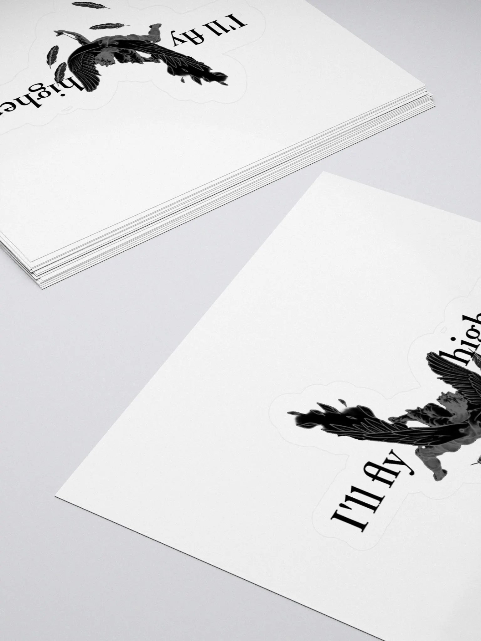 Icarus: "I'll fly higher" Sticker product image (11)