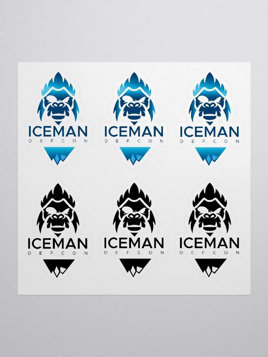 Sticker set ICEMAN Yeti D E F C O N product image (1)
