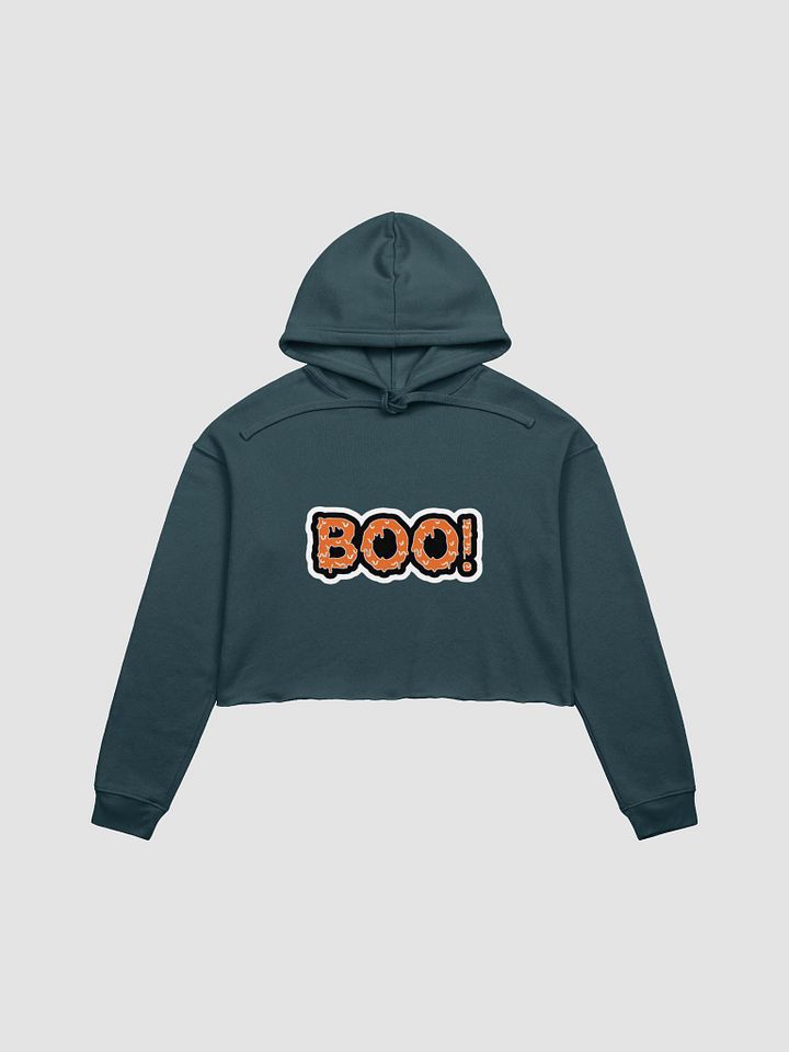 Midnight Cat Halloween Crop Hoodie product image (1)