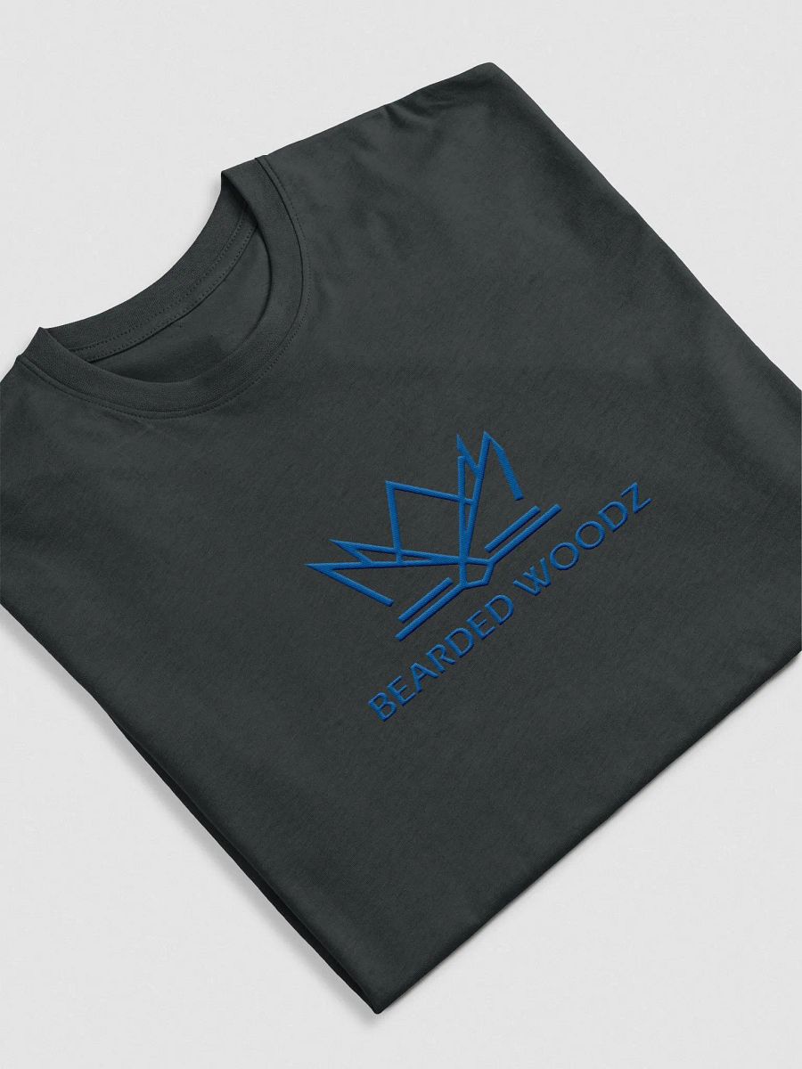 Men's Bearded Woodz T-Shirt (Royal Blue Embroidery) product image (6)