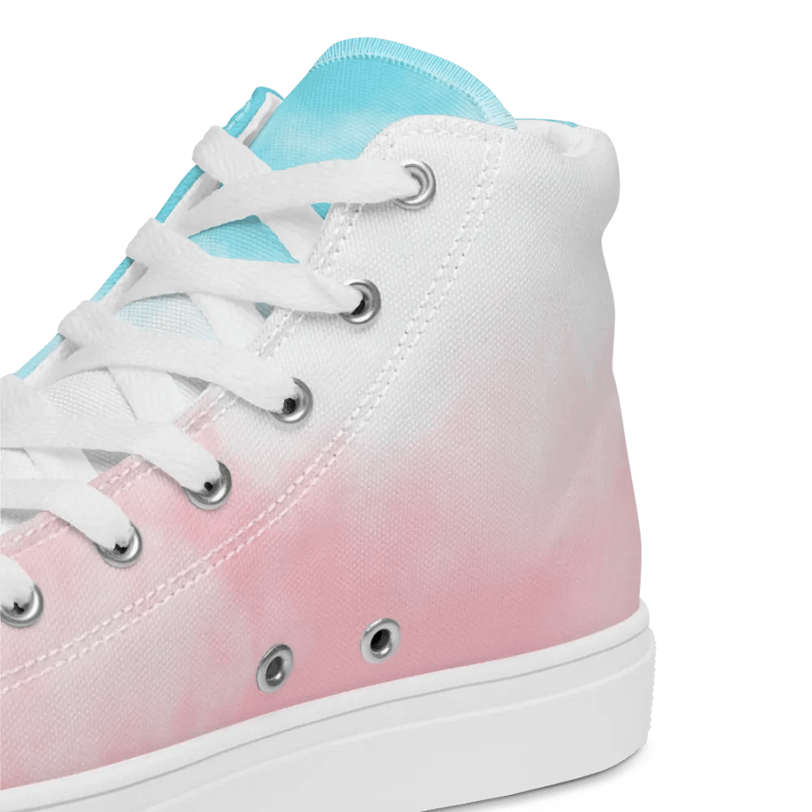 Woman's High-Top Sneakers (Cloudy Skies) product image (10)
