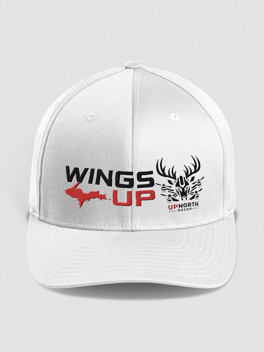 UPNorth Black on White Fitted Hat product image (1)