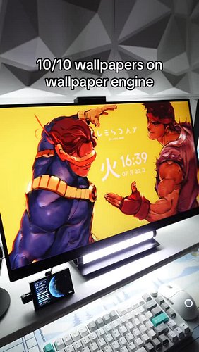 ALL WALLPAPERS 🔗 IN BIO

Wallpaper Engine is on Steam. Rainmeter tutorial for the day/date is linked in my bio @nightxparade ...