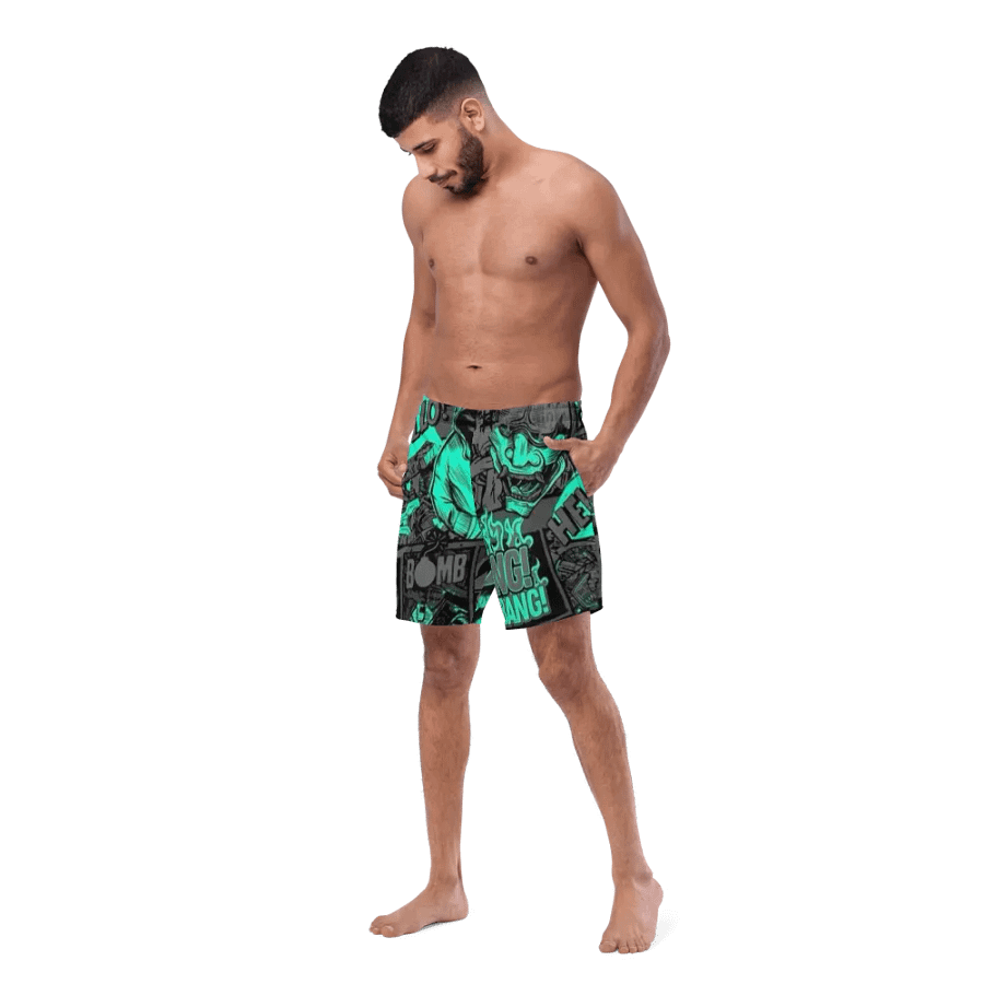 Comic Chaos Men's Swim Trunks product image (6)