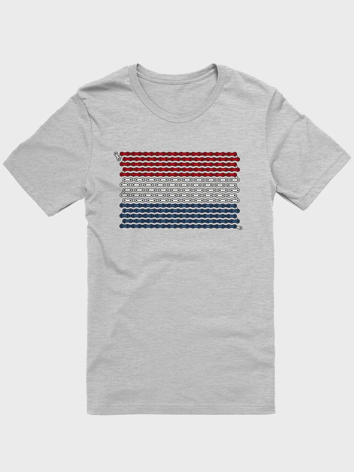 Netherlands Bike Chain Flag on Light Color Supersoft Tee product image (5)