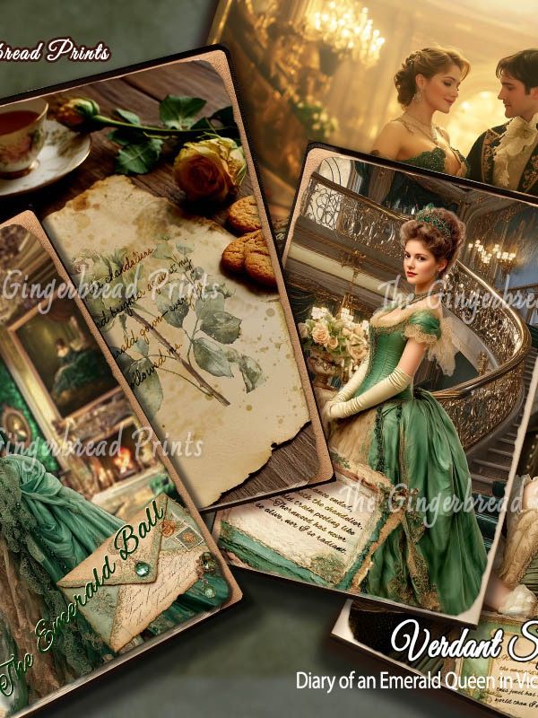 Diary of an Emerald Queen Journal - Verdant Splendor Download product image (3)