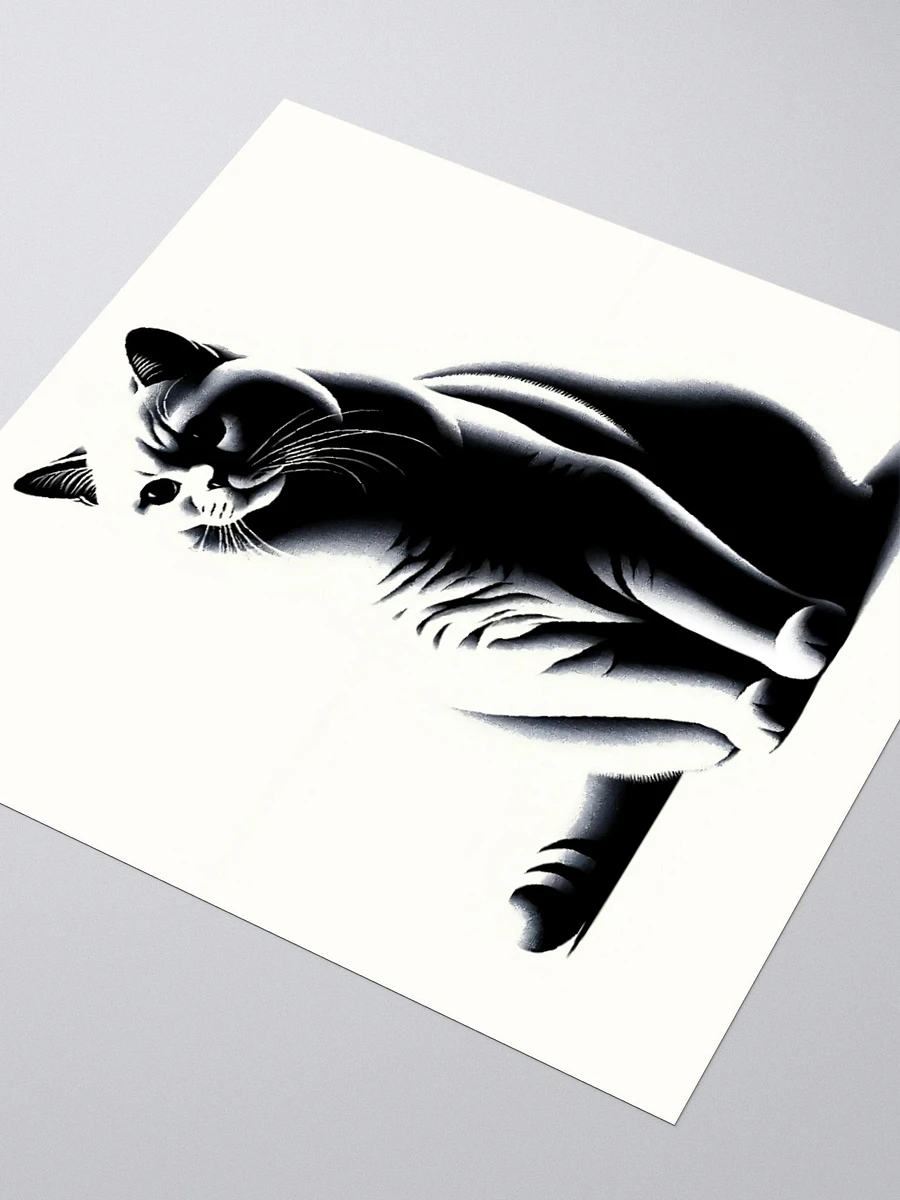 Kiss Cut Stickers: American Shorthair Monochrome product image (3)