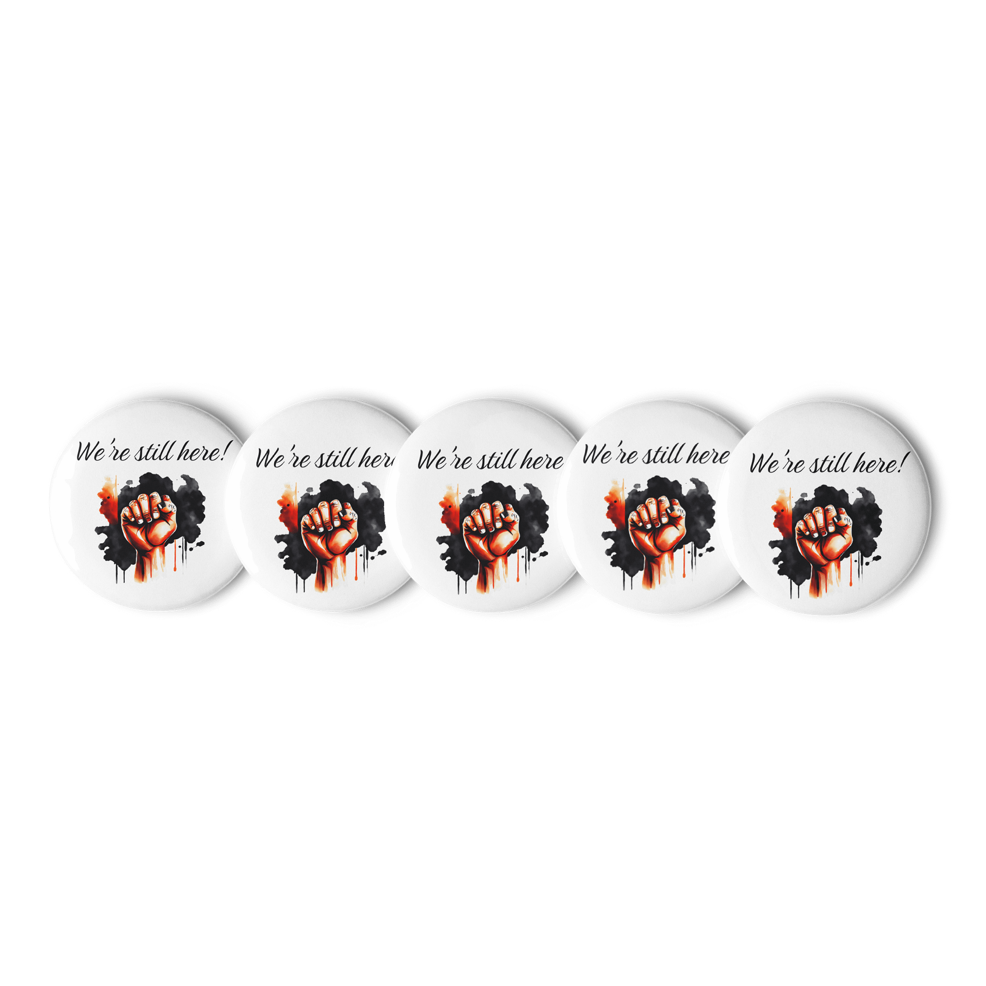 indigenous Fist Pin Buttons Set product image (1)
