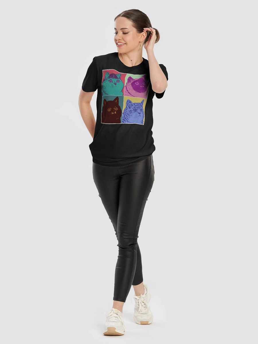Cat x4 (supersoft T's, unisex) product image (10)