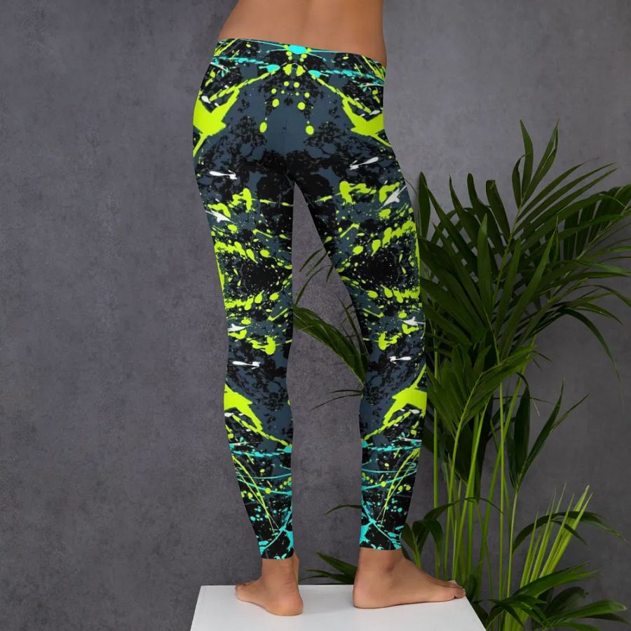 Leggings – Color Splash Print for Vibrant & Bold Style product image (6)
