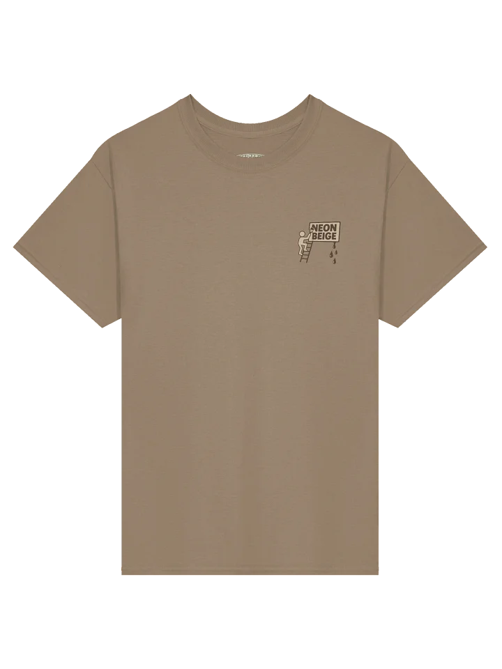 Neon Beige Pocket Tee (Brown Tee) product image (1)