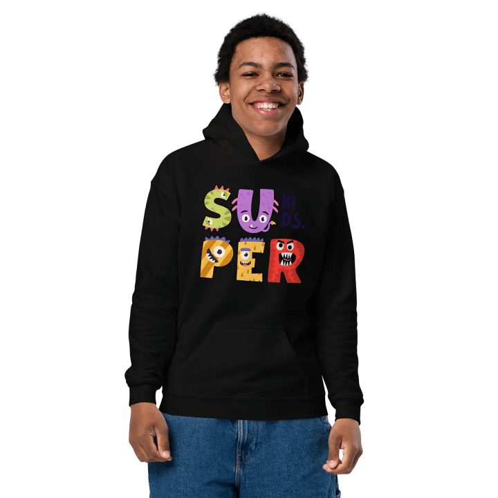 Monster Alphabet Kids Hoodie product image (5)