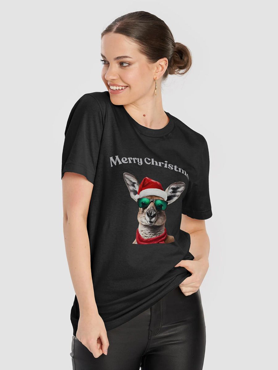 Festive Kangaroo Merry Christmas T-Shirt - Silver product image (8)