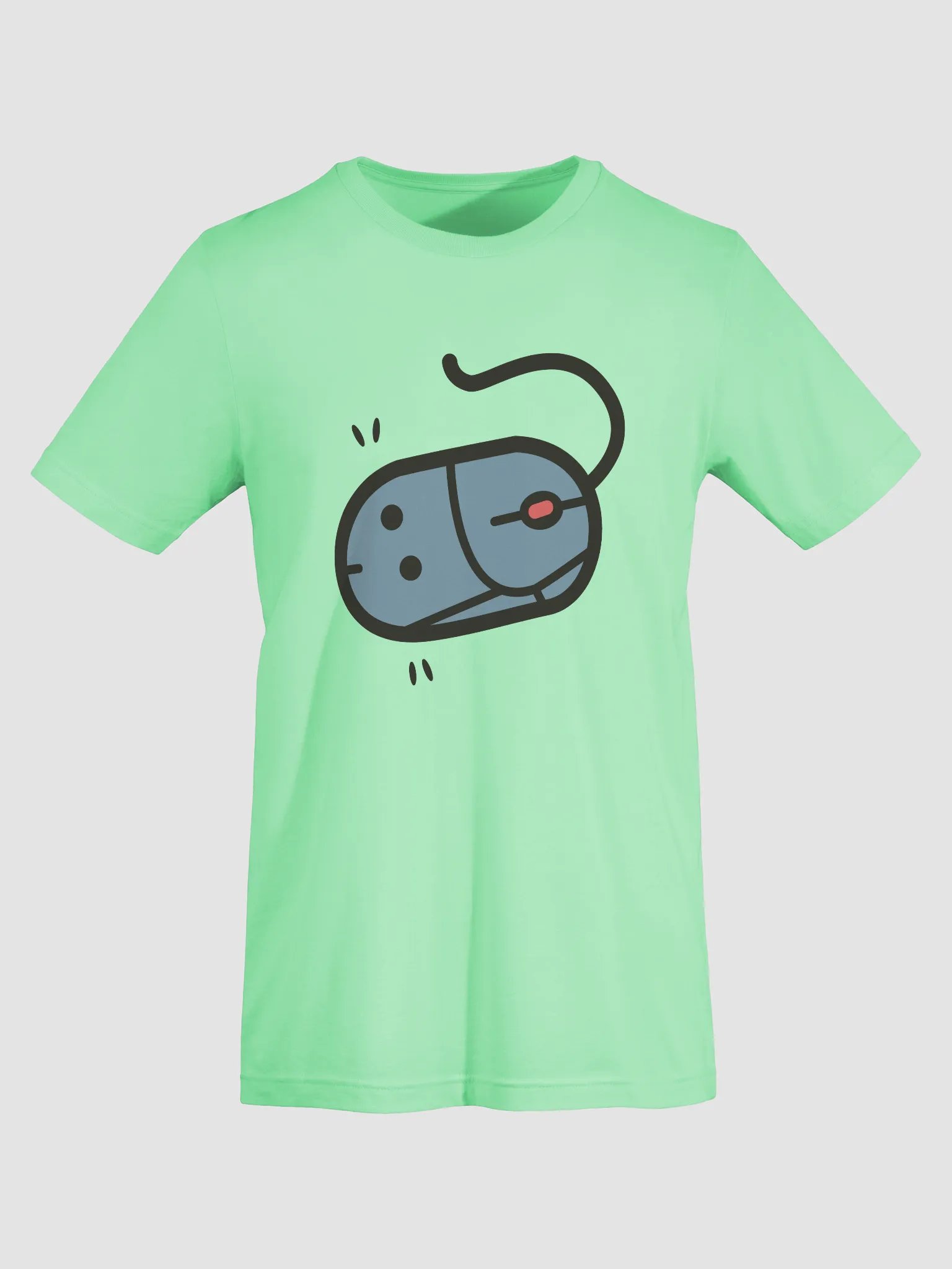 Computer Rat Big Artwork Simple Tee - No Text product image (46)