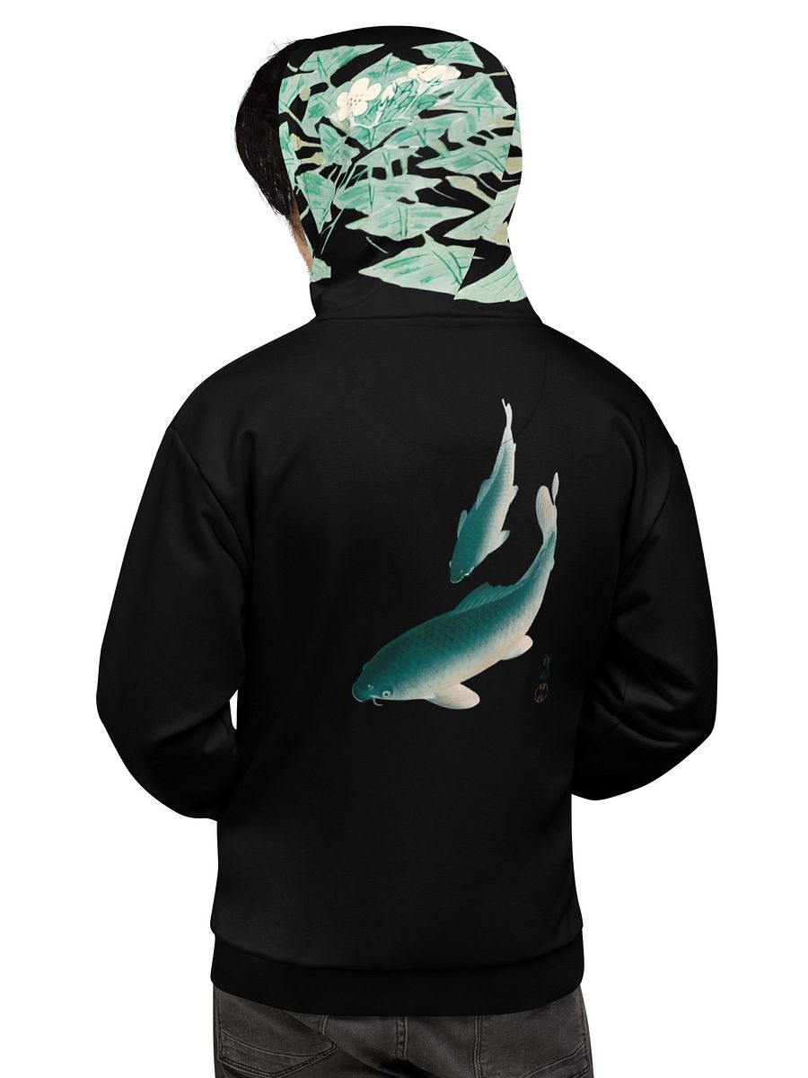 Carp or Koi All-Over Print Recycled Unisex Hoodie product image (7)