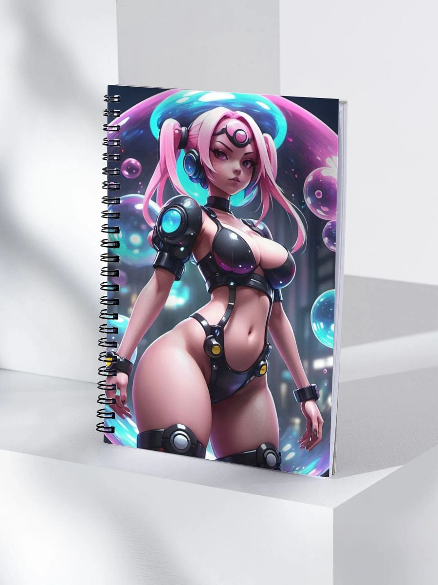 Neon Future Spiral Notebook product image (4)