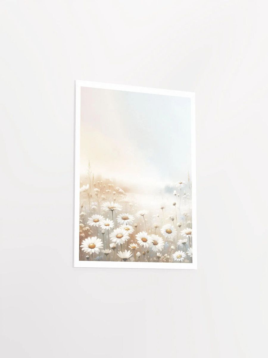 Watercolor Daisy Meadow Print product image (4)
