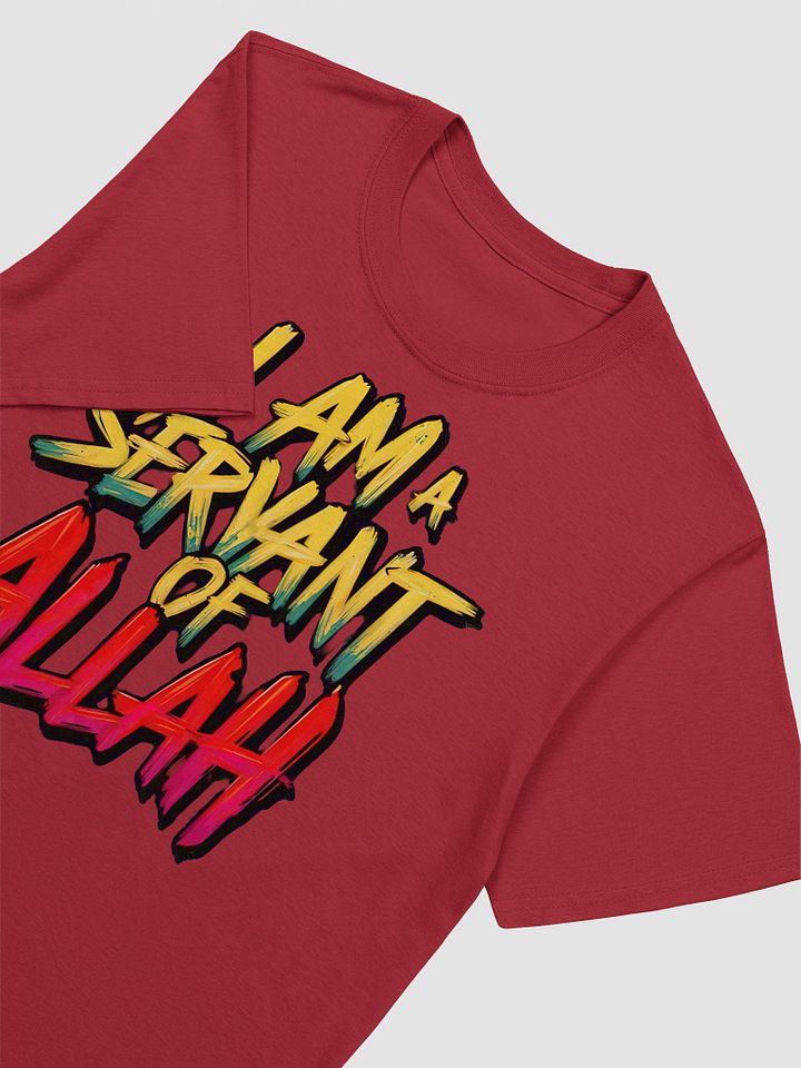 I Am a Servant of Allah - Humble and Devotional Graphic Tee product image (2)