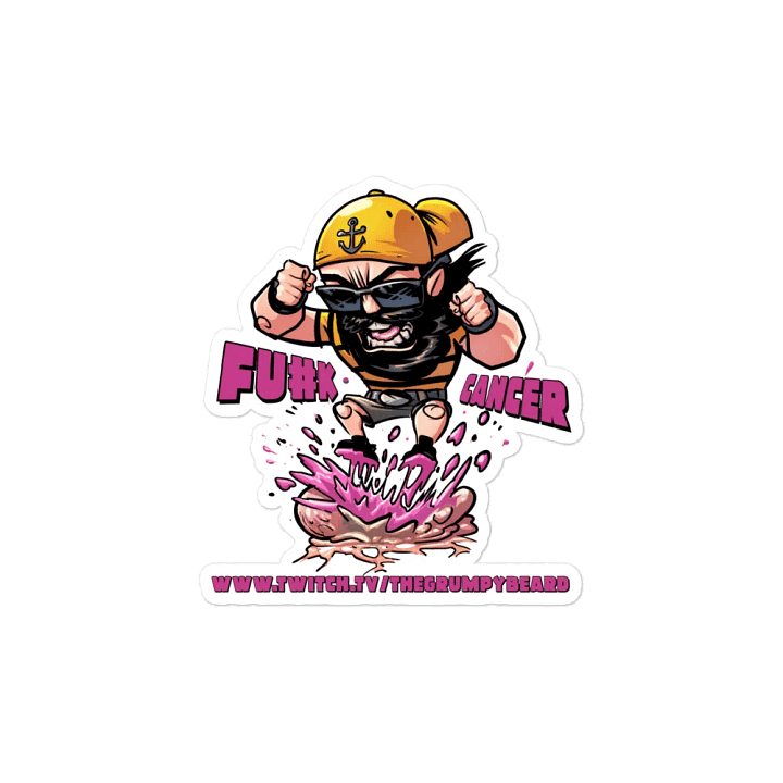 FU#K CANCER STOMP! Die-Cut Magnets product image (2)