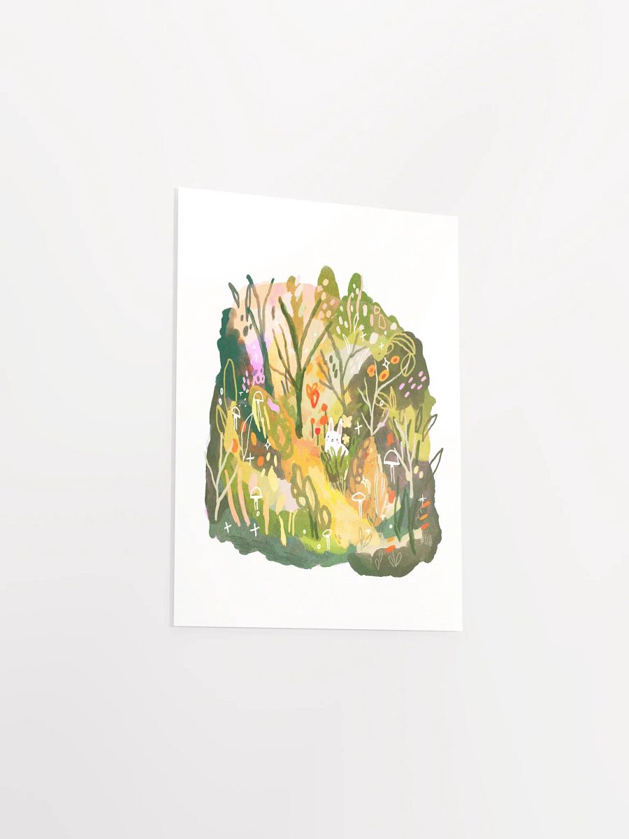Bunny in the Grass Art Print product image (4)