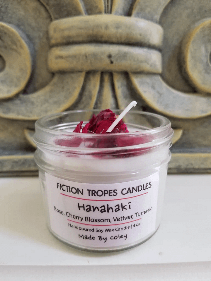 Mini Hanahaki Candle (Fiction Tropes Candles) product image (1)