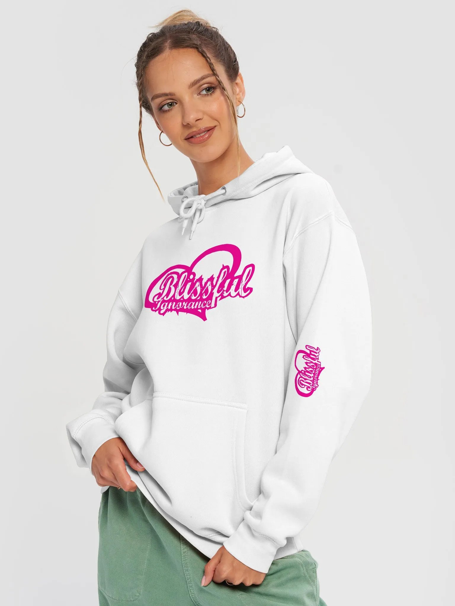 Blissful Ignorance - PINK | Premium Pullover Hoodie product image (2)