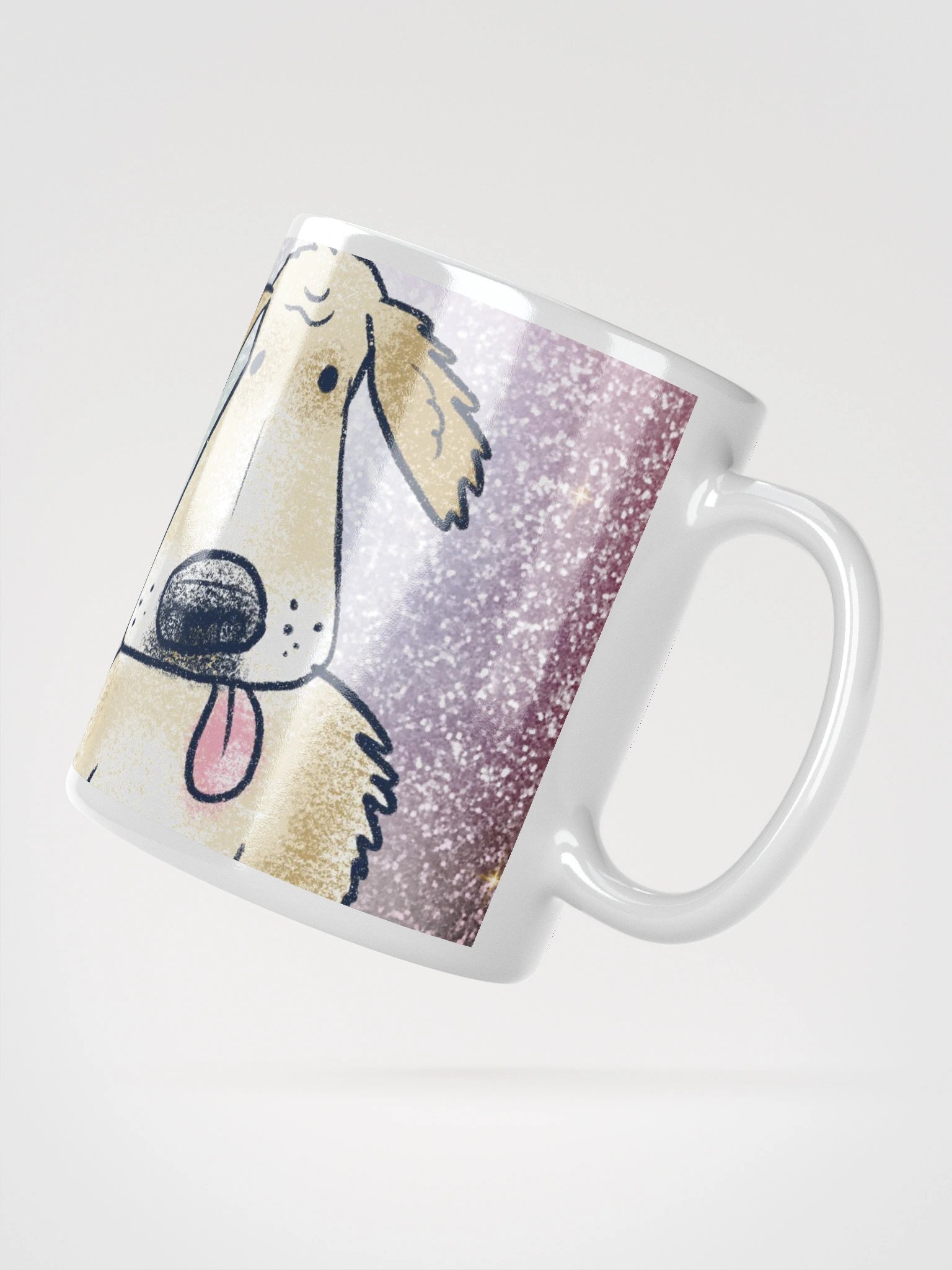 Golden Retriever Mommy & Coffee Addict Mug product image (6)