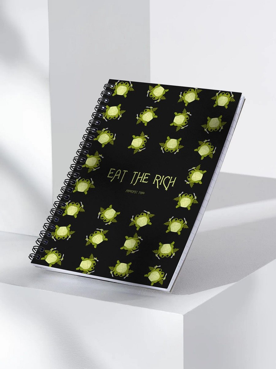 Eat the Rich pattern Notebook product image (3)