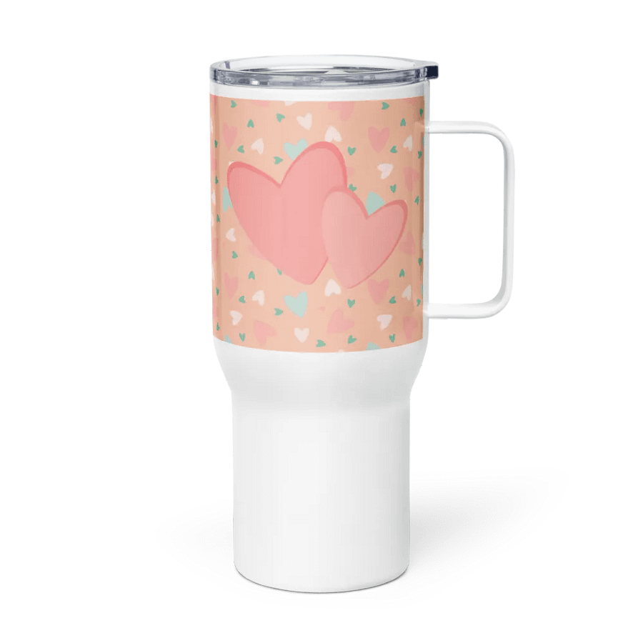 Scattered Hearts Travel Mug product image (3)