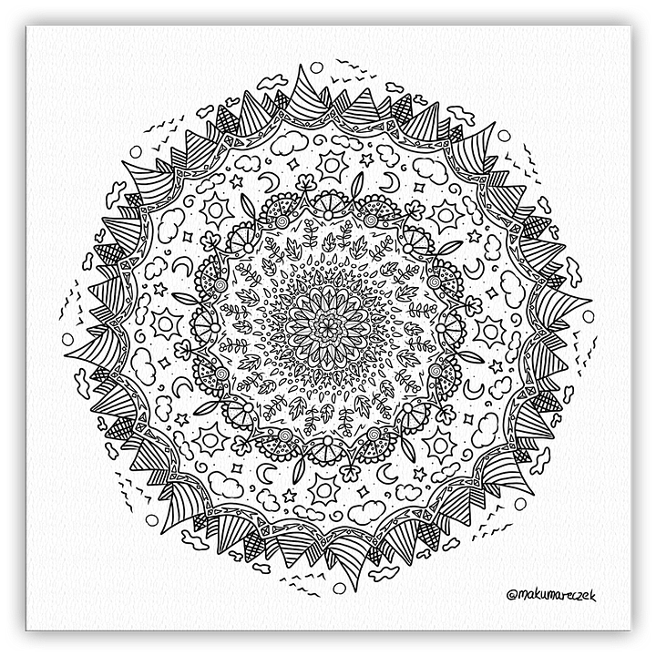 Fall Mandala - Coloring Page product image (1)