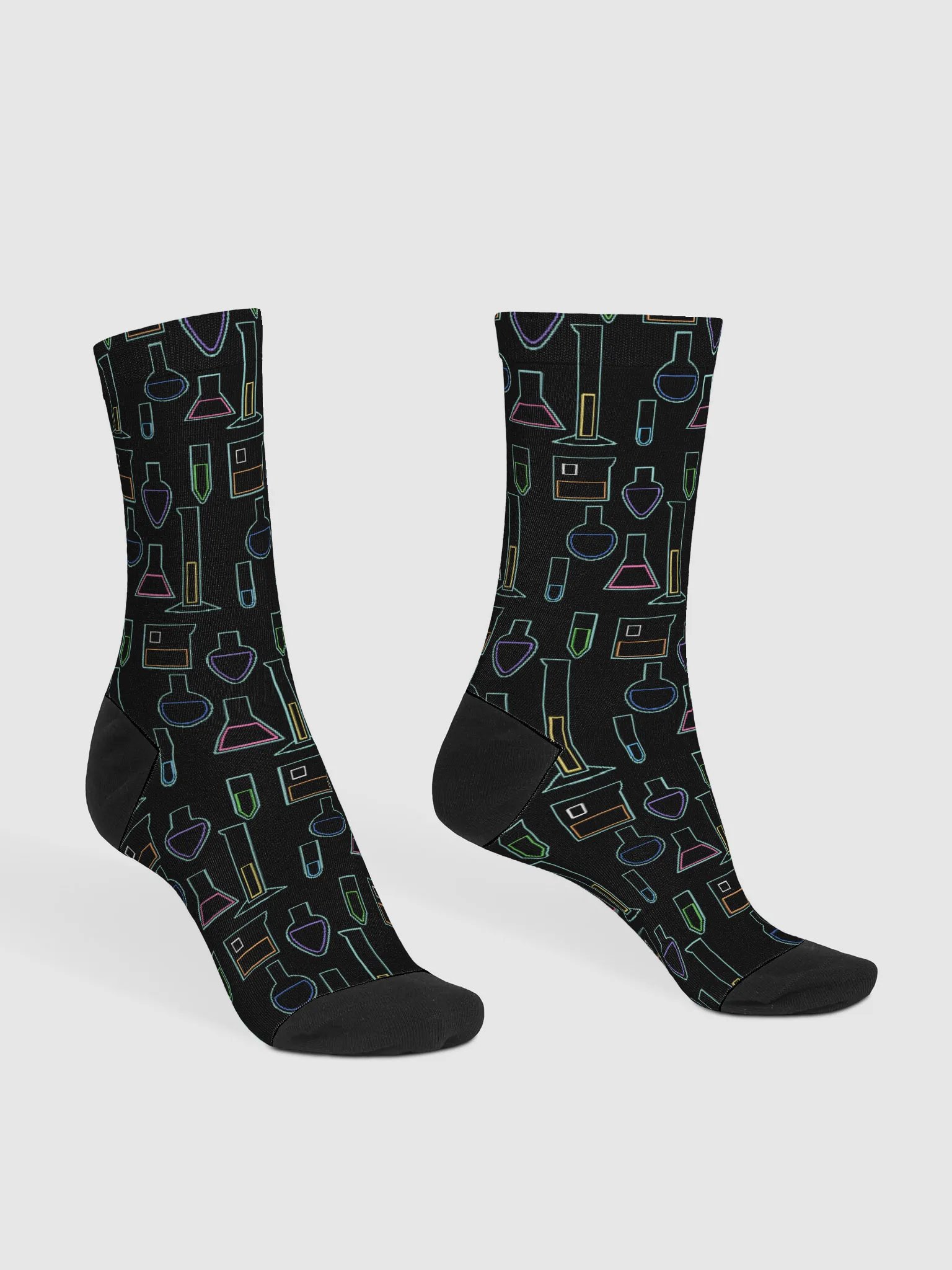 Chemistry Lab Lines Socks product image (3)